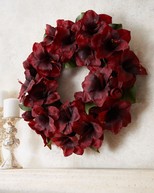 Amaryllis Holiday Wreath, 22"Dia.