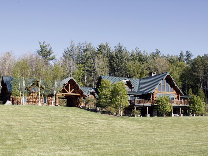 Single Family Home for sales at Handcrafted Montana Log Home 344 Cobble Ridge Road  Londonderry, Vermont 05148 United States 